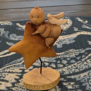 Angel Figurine on Star Decor